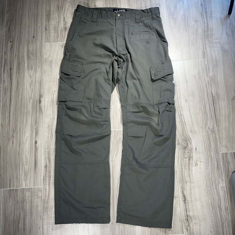 LAPG LA Police Gear Cargo Pants Green Tactical Workwear Grey